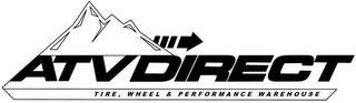 ATV DIRECT TIRE, WHEEL & PERFORMANCE WAREHOUSE trademark