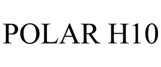 POLAR H10 trademark