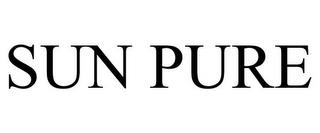 SUN PURE trademark