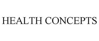 HEALTH CONCEPTS trademark