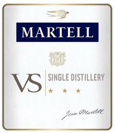 MARTELL VS SINGLE DISTILLERY JEAN MARTELL trademark