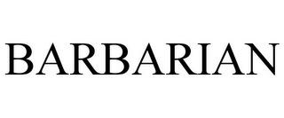 BARBARIAN trademark