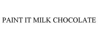 PAINT IT MILK CHOCOLATE trademark