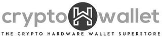 CRYPTO HW WALLET THE CRYPTO HARDWARE WALLET SUPERSTORE trademark