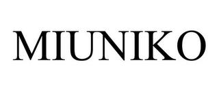 MIUNIKO trademark