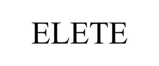 ELETE trademark