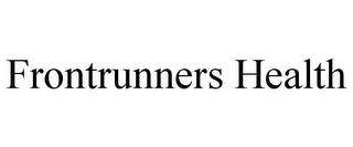 FRONTRUNNERS HEALTH trademark