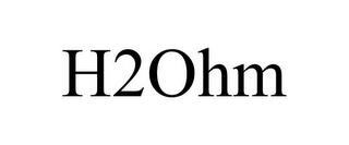 H2OHM trademark