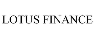 LOTUS FINANCE trademark