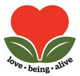 LOVE · BEING · ALIVE trademark