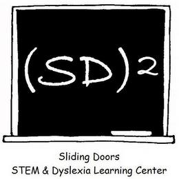 (SD)2 SLIDING DOORS STEM & DYSLEXIA LEARNING CENTERNING CENTER trademark