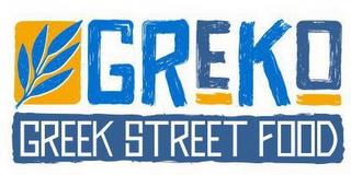 GREKO GREEK STREET FOOD trademark