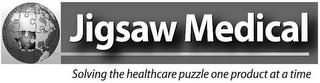 JIGSAW MEDICAL SOLVING THE HEALTHCARE PUZZLE ONE PRODUCT AT A TIME trademark