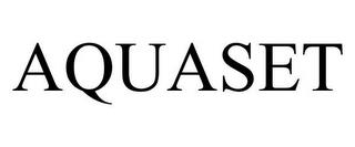 AQUASET trademark