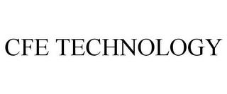 CFE TECHNOLOGY trademark