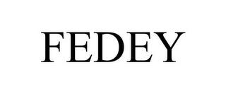 FEDEY trademark