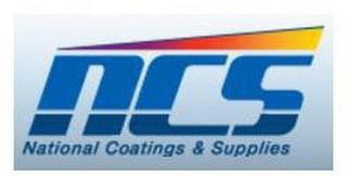 NCS NATIONAL COATINGS & SUPPLIES trademark