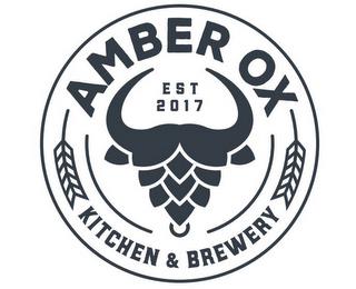 AMBER OX KITCHEN & BREWERY EST 2017 trademark