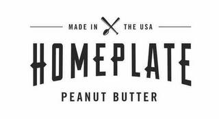 HOMEPLATE PEANUT BUTTER MADE IN THE USA trademark