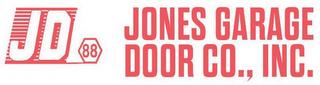 JD 88 JONES GARAGE DOOR CO., INC. trademark