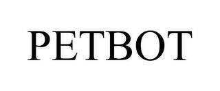 PETBOT trademark