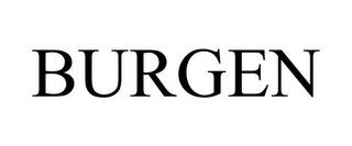 BURGEN trademark