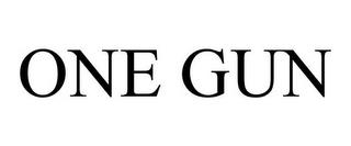 ONE GUN trademark