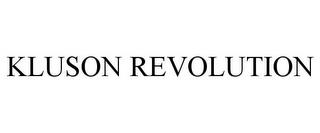 KLUSON REVOLUTION trademark