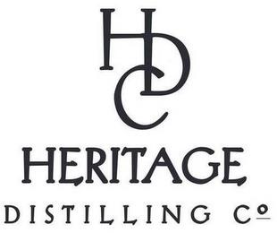 HDC HERITAGE DISTILLING CO trademark