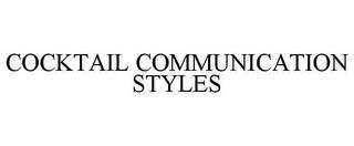 COCKTAIL COMMUNICATION STYLES trademark