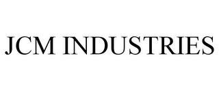 JCM INDUSTRIES trademark