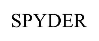 SPYDER trademark