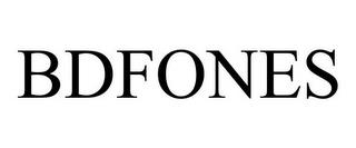 BDFONES trademark