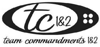 TC 1&2 TEAM COMMANDMENTS 1&2 trademark