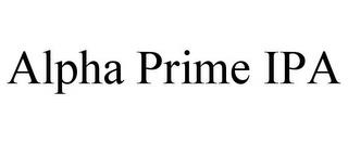 ALPHA PRIME IPA trademark