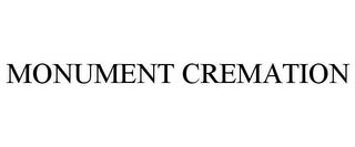 MONUMENT CREMATION trademark