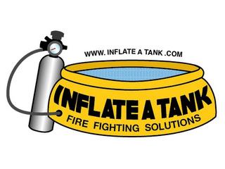 WWW. INFLATE A TANK .COM INFLATE A TANK FIRE FIGHTING SOLUTIONS trademark