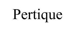 PERTIQUE trademark