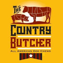 THE COUNTRY BUTCHER ALL AMERICAN DOG CHEWS trademark