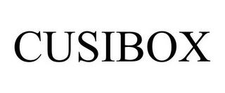 CUSIBOX trademark