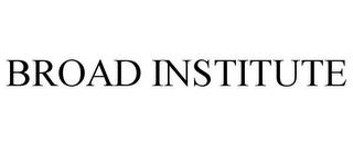 BROAD INSTITUTE trademark