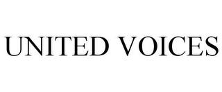 UNITED VOICES trademark