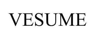 VESUME trademark