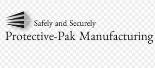 SAFELY AND SECURELY PROTECTIVE-PAK MANUFACTURING trademark