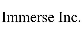 IMMERSE INC. trademark