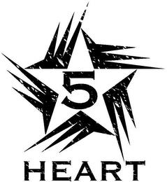 5 HEART trademark