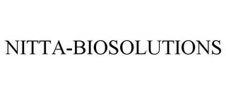 NITTA-BIOSOLUTIONS trademark