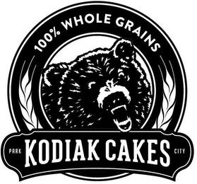 100% WHOLE GRAINS KODIAK CAKES PARK CITY trademark