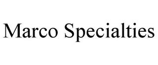 MARCO SPECIALTIES trademark