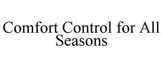 COMFORT CONTROL FOR ALL SEASONS trademark